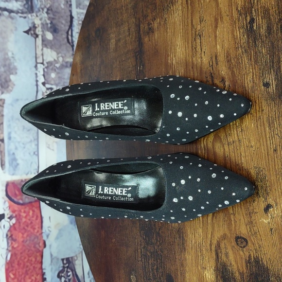 J Renee Couture Collection Rhinestone Studded Heels - Picture 2 of 11